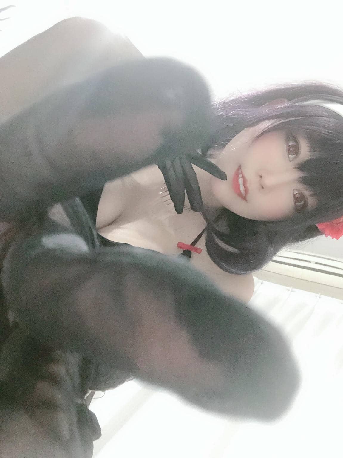 香草喵露露 No.015 诗羽学姐睡衣自拍