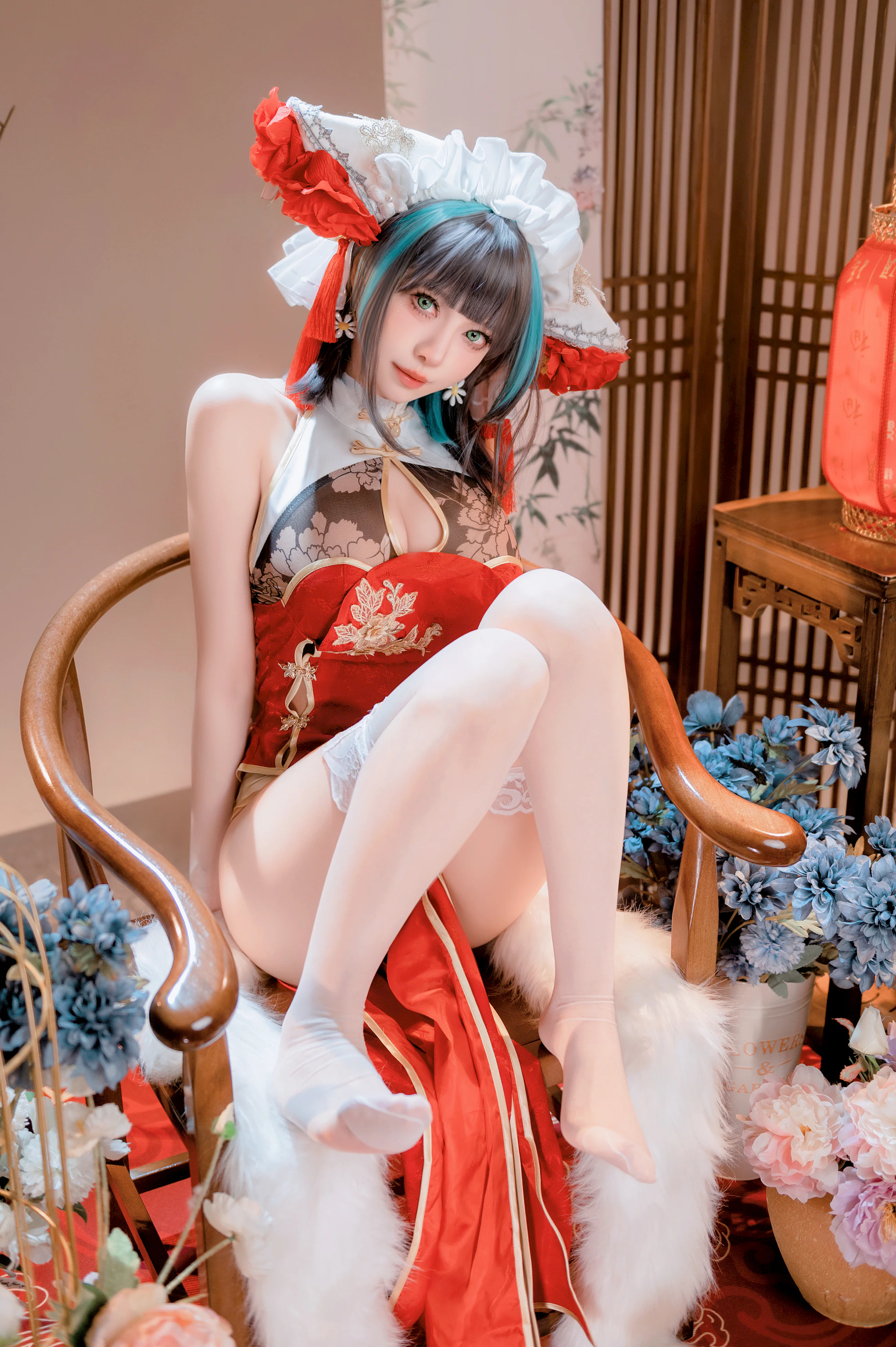 Shika小鹿鹿 - 碧蓝航线 柴郡 新春旗袍