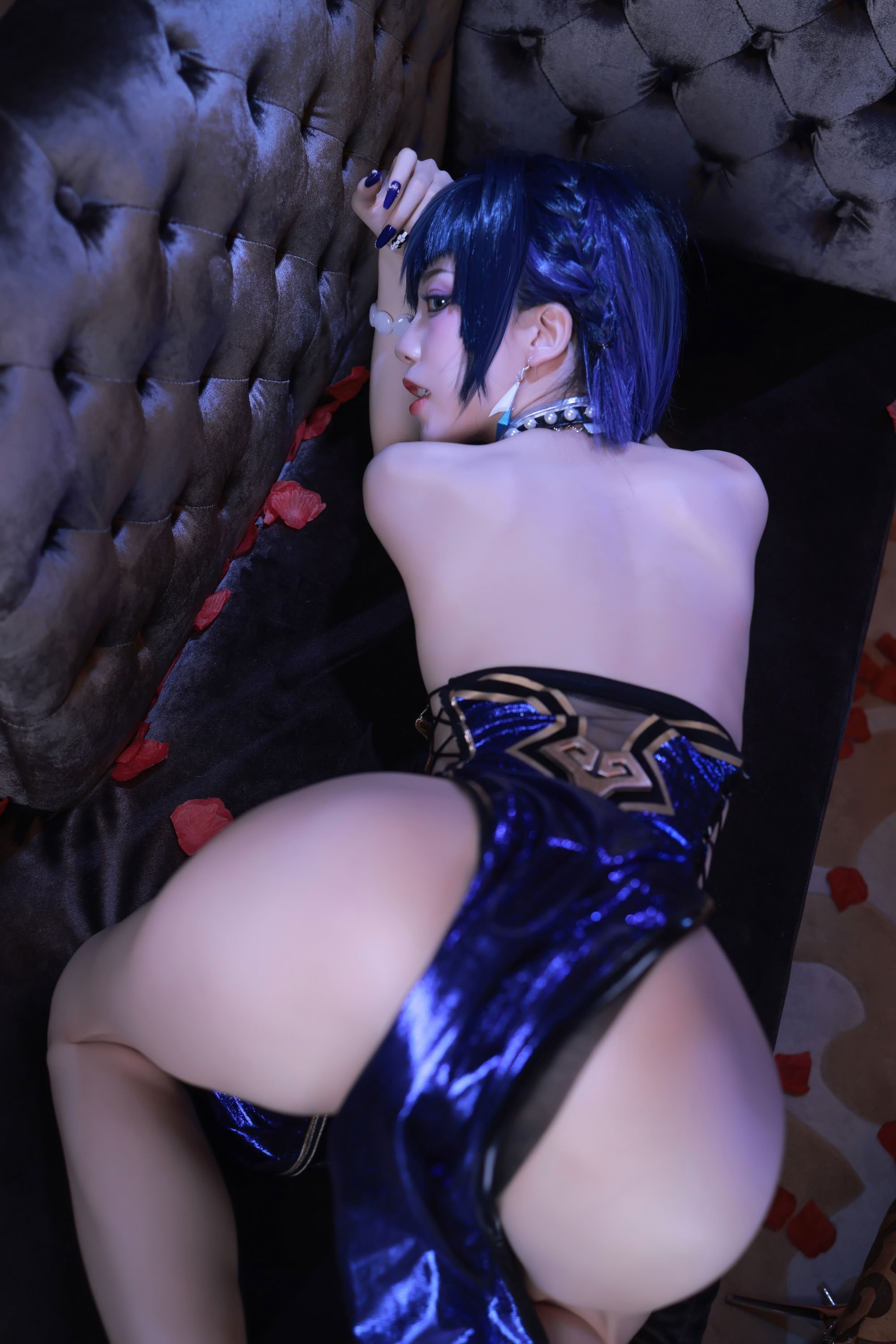 水淼aqua cosplay Yelan - Genshin Impact