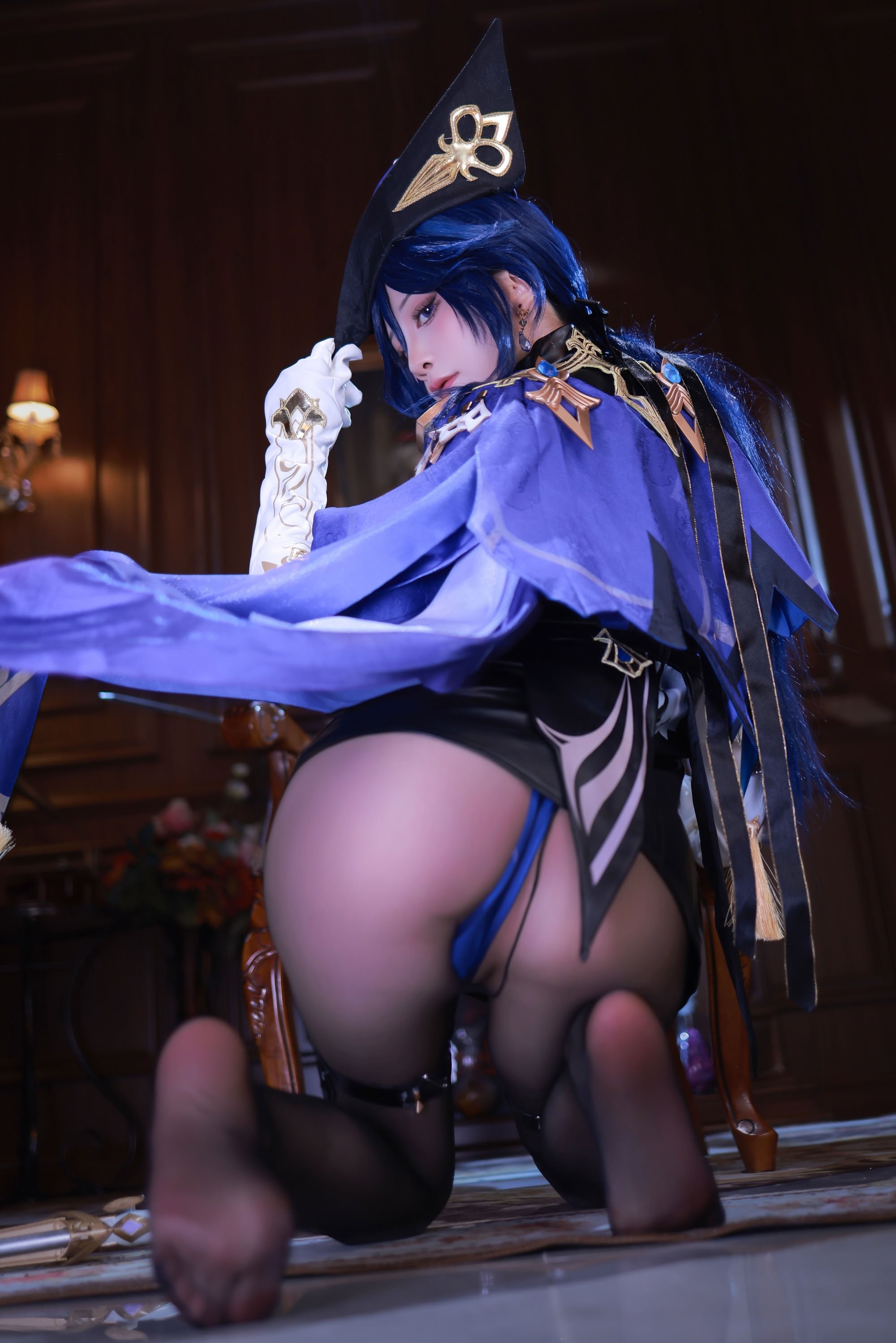 水淼Aqua cosplay Clorinde - Genshin Impact