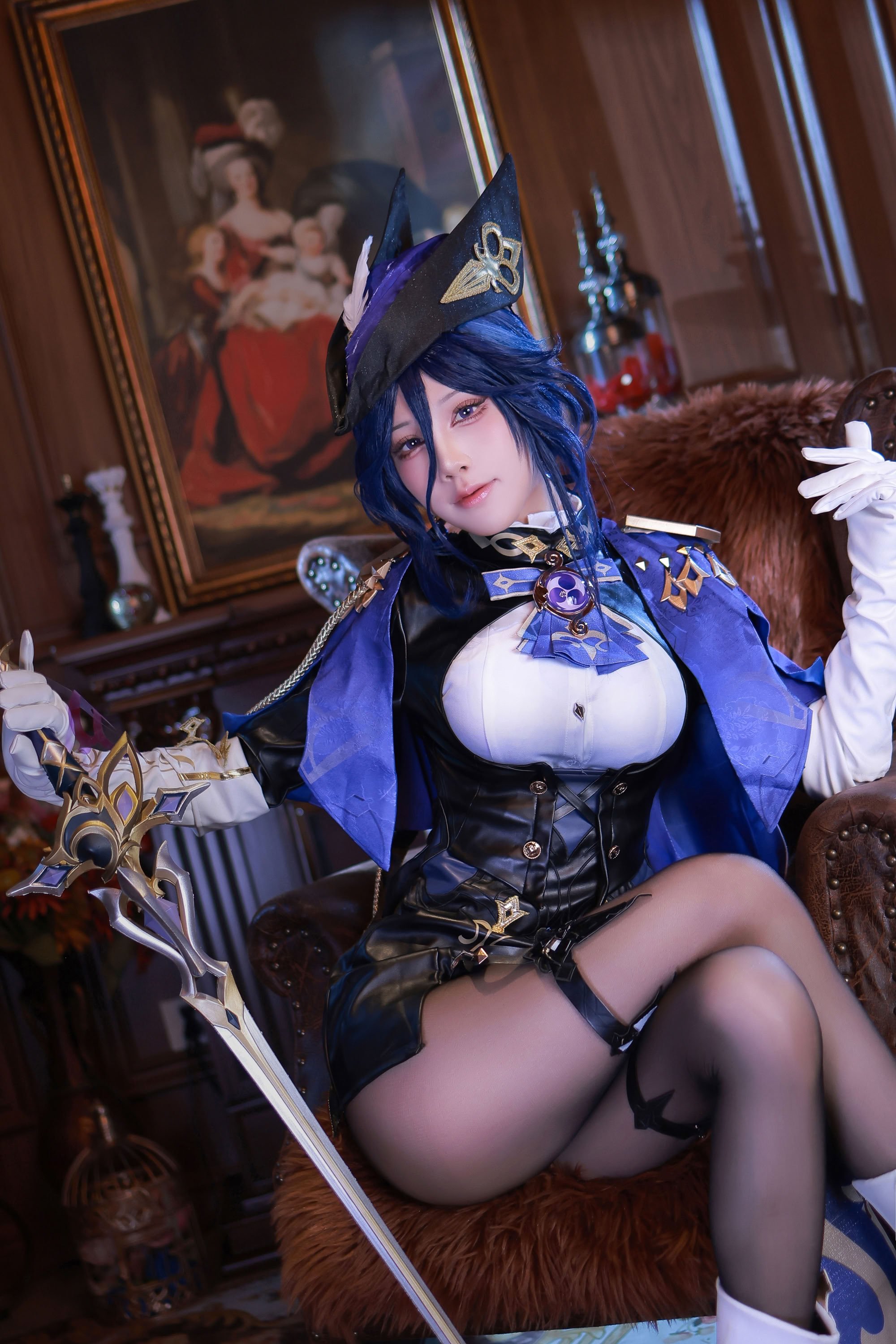 水淼Aqua cosplay Clorinde - Genshin Impact
