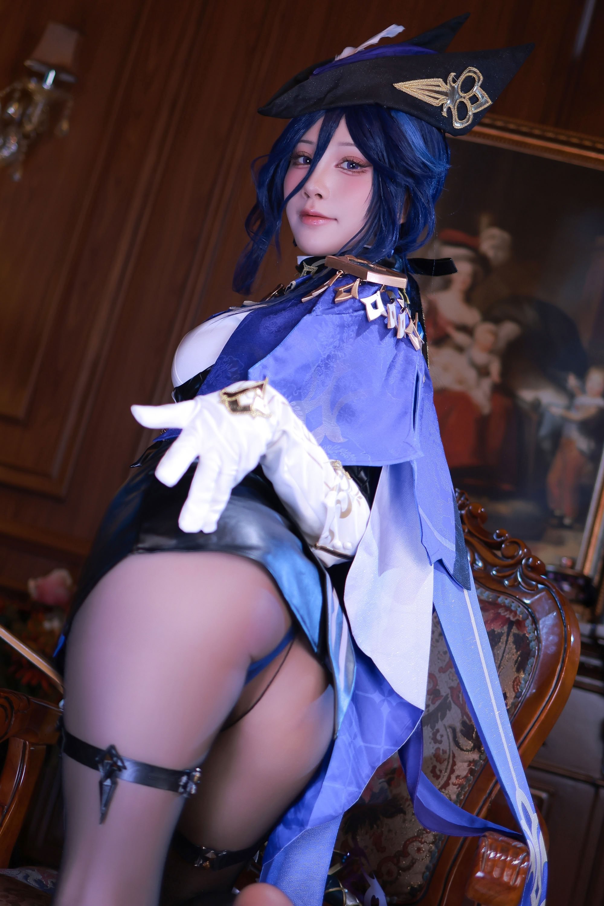 水淼Aqua cosplay Clorinde - Genshin Impact