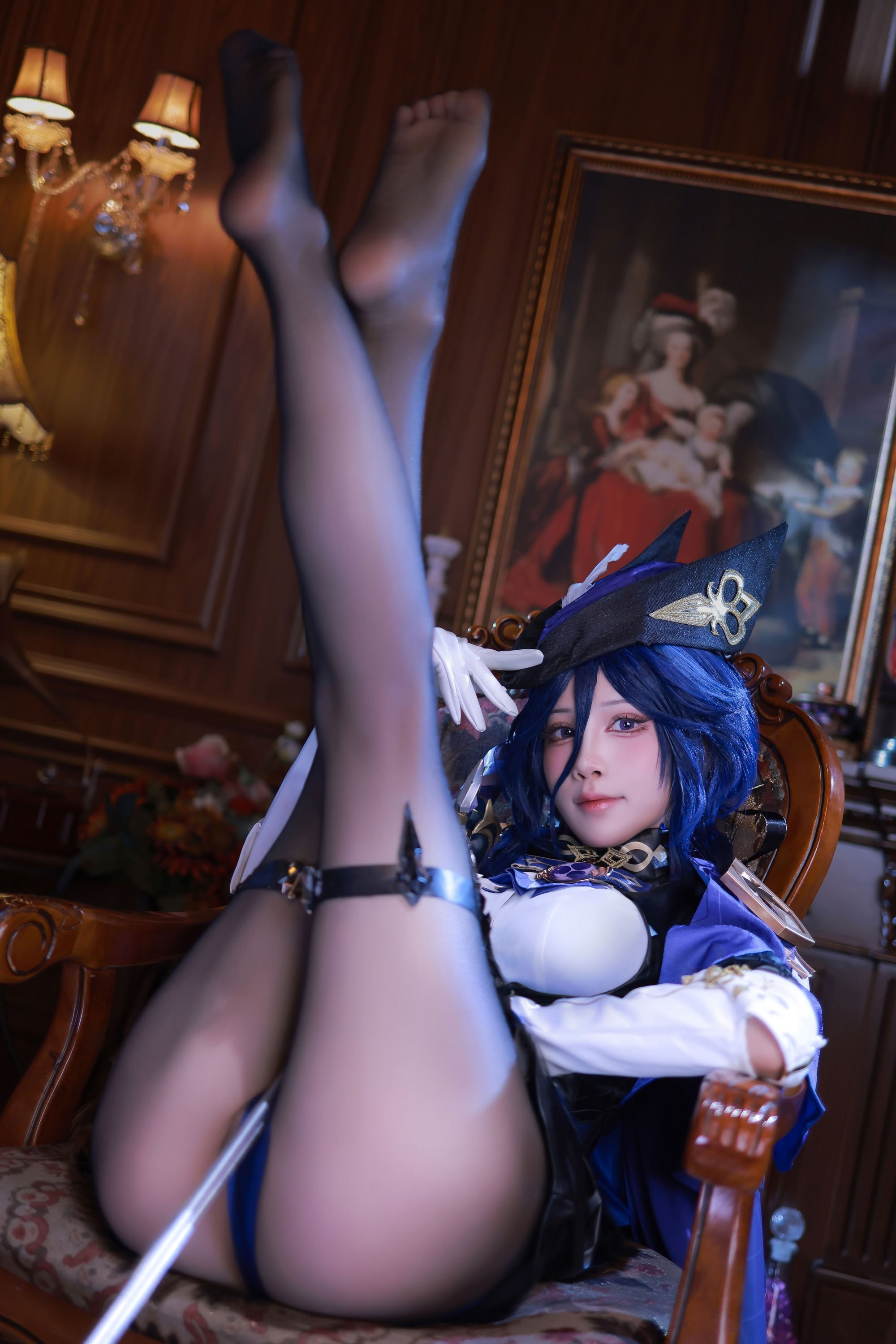 水淼Aqua cosplay Clorinde - Genshin Impact