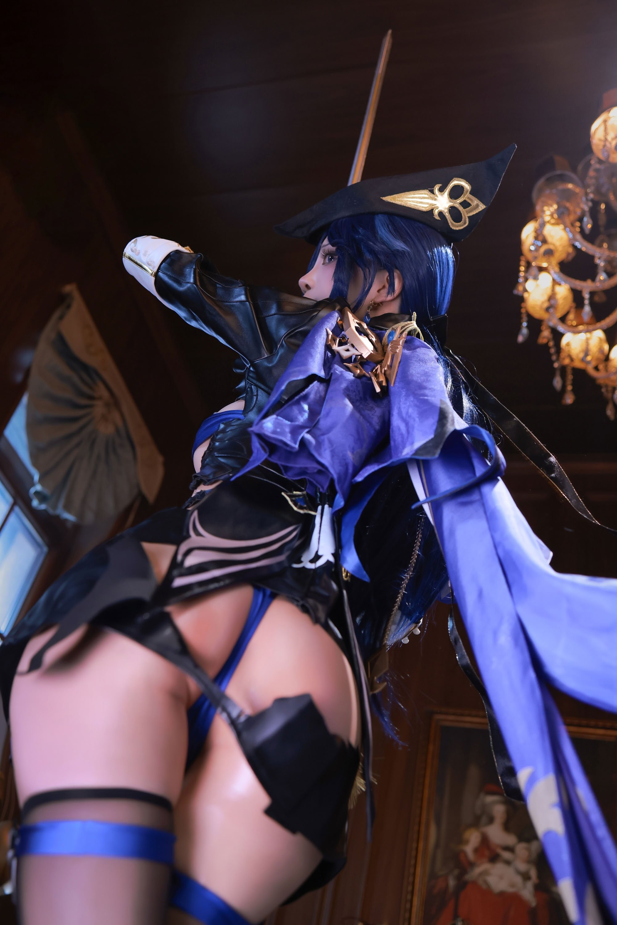 水淼Aqua cosplay Clorinde - Genshin Impact