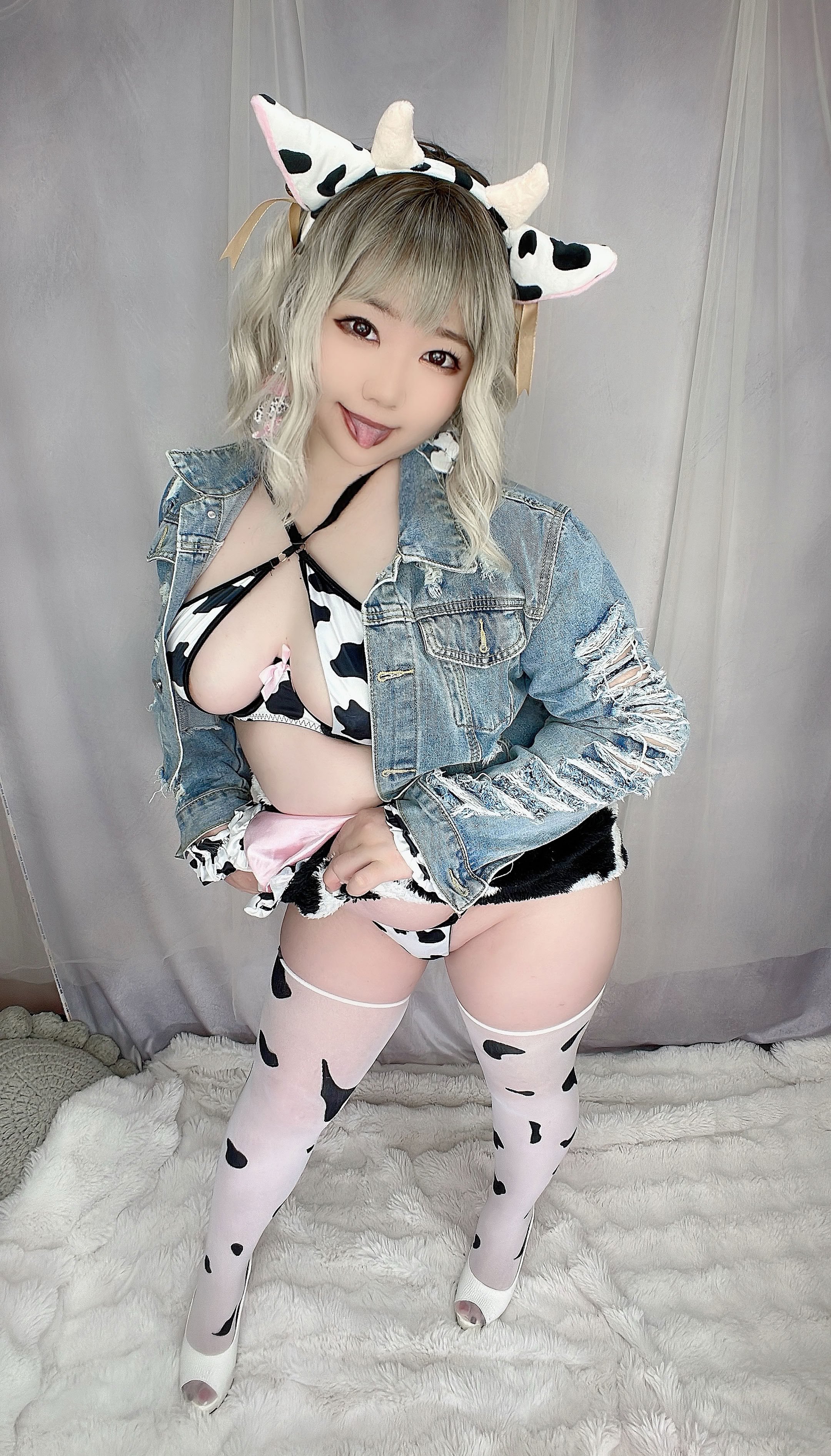 Higurashi Rin - デカケツえちえちコスプレおねぇさん