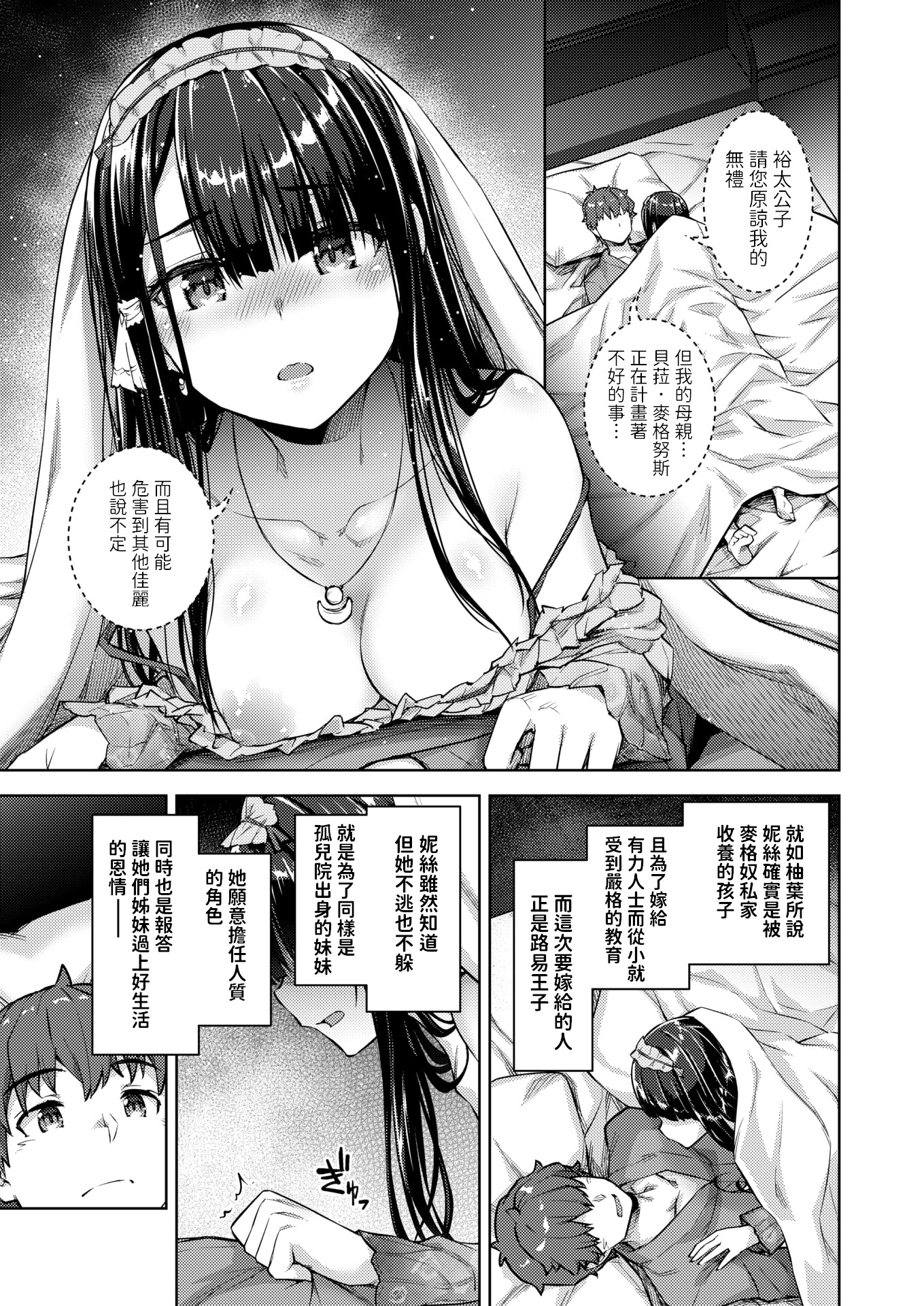 [燵成] 転職希望だった社畜、なぜか転移召喚されて後宮の主になる。 第6話 (異世快楽天 Vol.47) [中国翻訳]