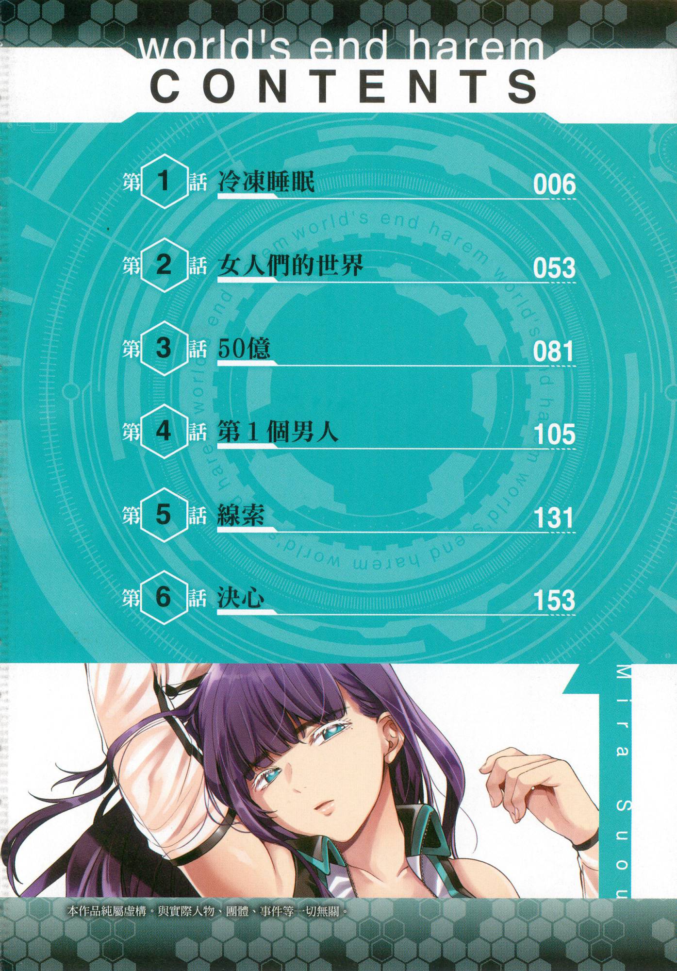 [風的工房][宵野コタロー] 終末のハーレム 1 終末的後宮 1