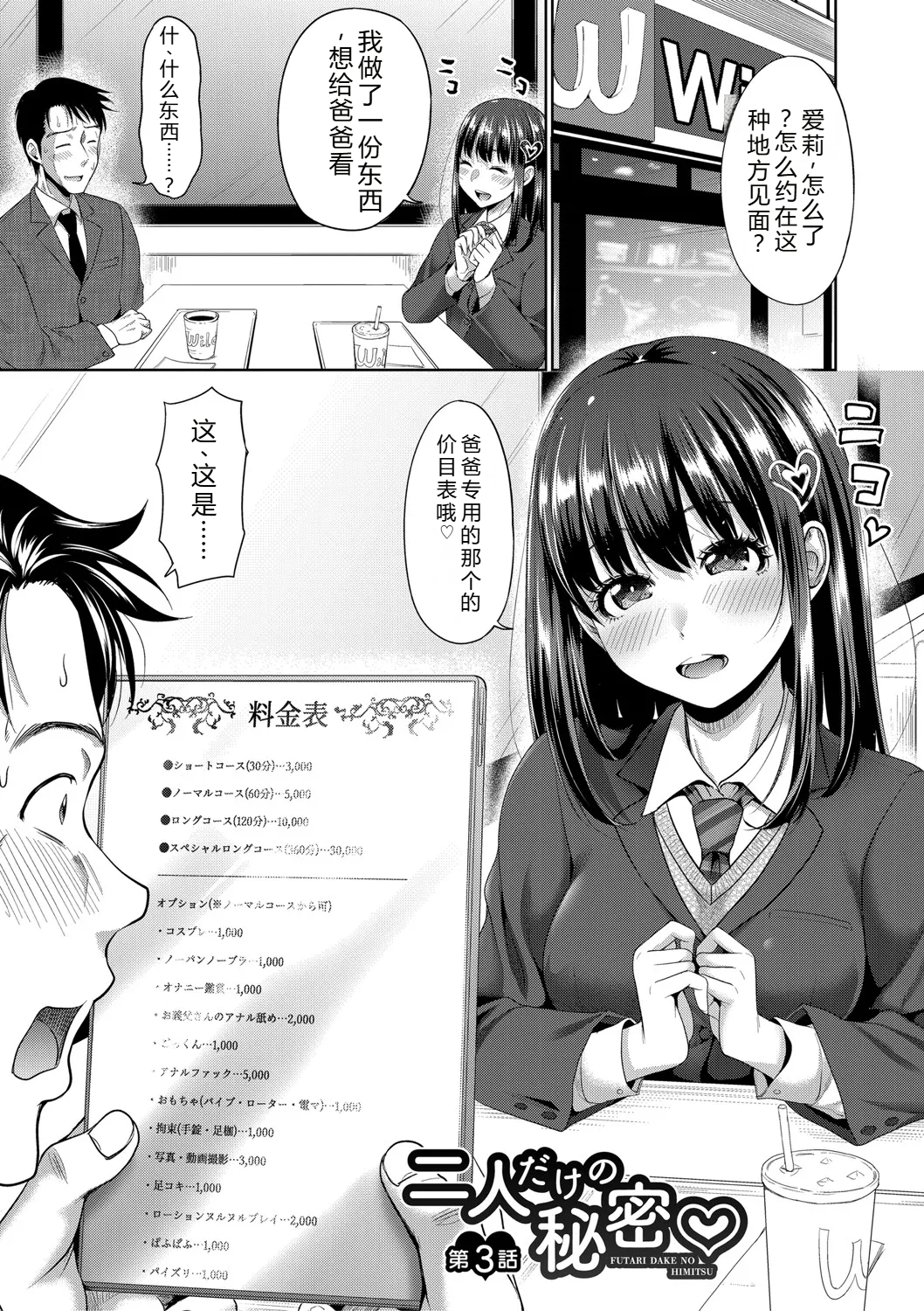 [たくわん] 二人だけの秘密-もしデリヘル呼んで義娘が来ちゃったら-[中国翻訳] [DL版]
