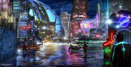 building city clouds night original rain reflection scenic signed sky water wenlong zengye
