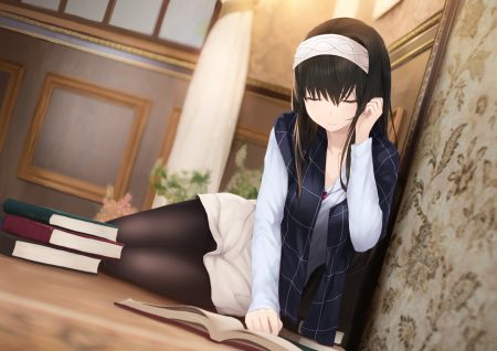 book cait dress headband idolmaster idolmaster cinderella girls necklace pantyhose sagisawa fumika