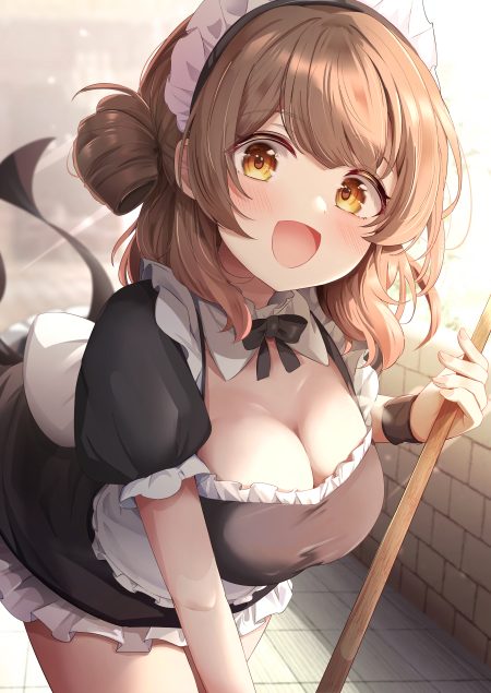 sky cappuccino gakuen idolm@ster the idolm@ster hanami ume maid