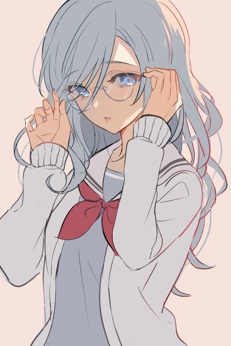 utaka project sekai hinomori shizuku megane seifuku sweater