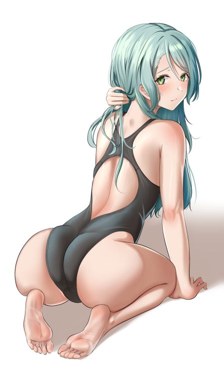 furiousghafo bang dream! bang dream! episode of roselia hikawa sayo ass feet swimsuits