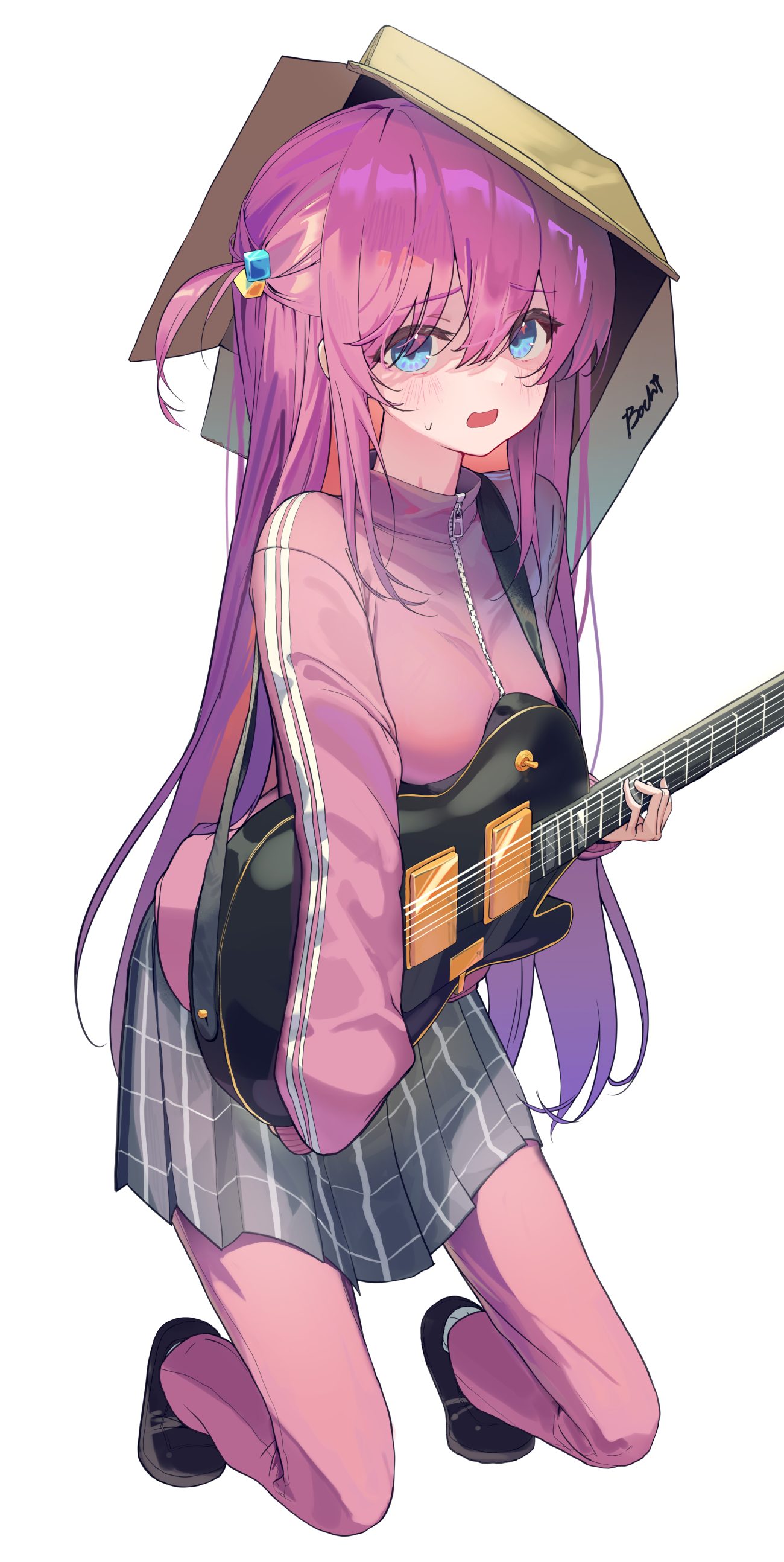 lovelyme bocchi the rock! gotou hitori guitar gym uniform seifuku
