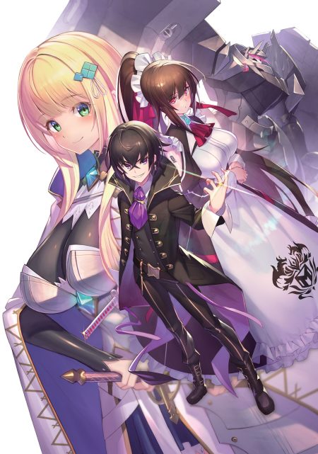 takamine nadare ore wa seikan kokka no akutoku ryoushu! amagi (seikankokka) christiana leta rosebreia liam sera banfield armor maid mecha sword tattoo