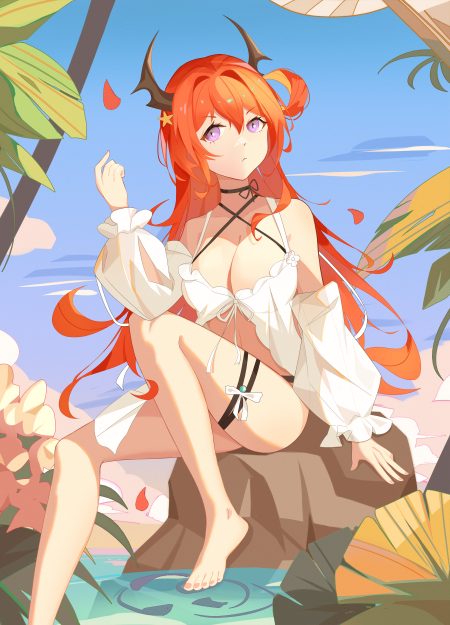 znx xin bikini garter horns swimsuits