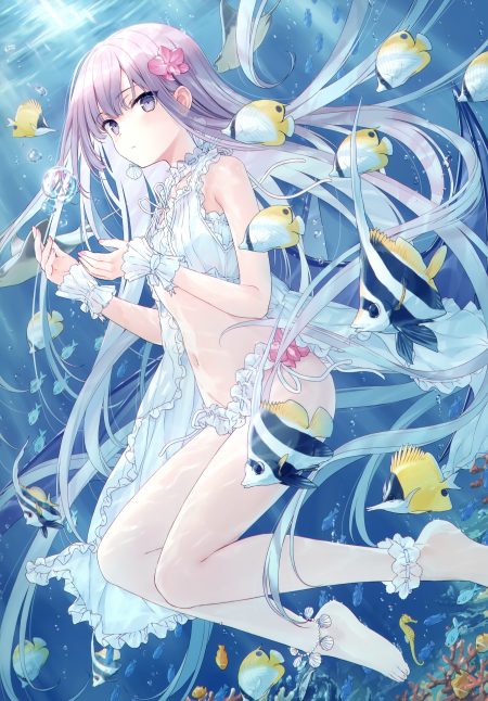 crown yashiro seika lingerie pantsu string panties wet