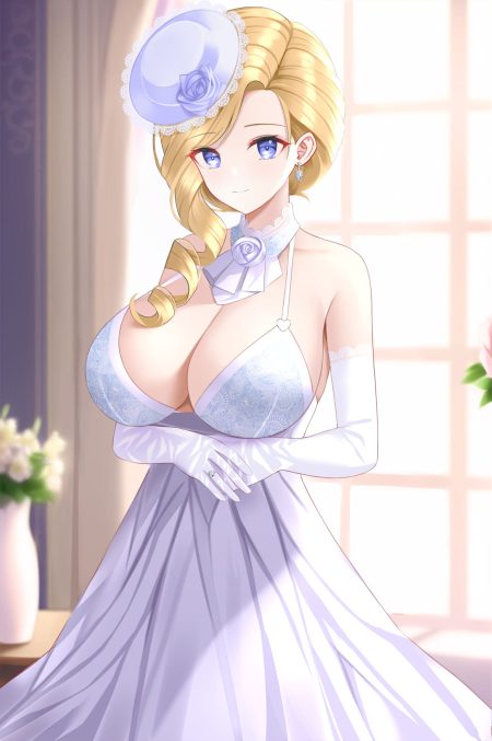 tina (tinafya) azur lane hood (azur lane) dress no bra