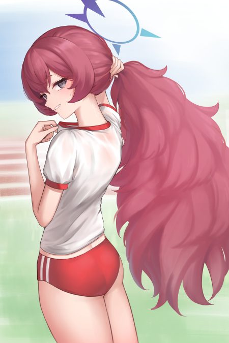 onuj2$ blue archive natsume iroha ass bra buruma gym uniform halo loli see through wet clothes