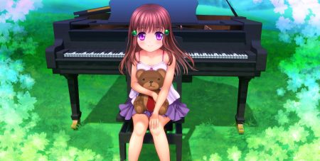 brown hair green loli moonknives original purple eyes teddy bear