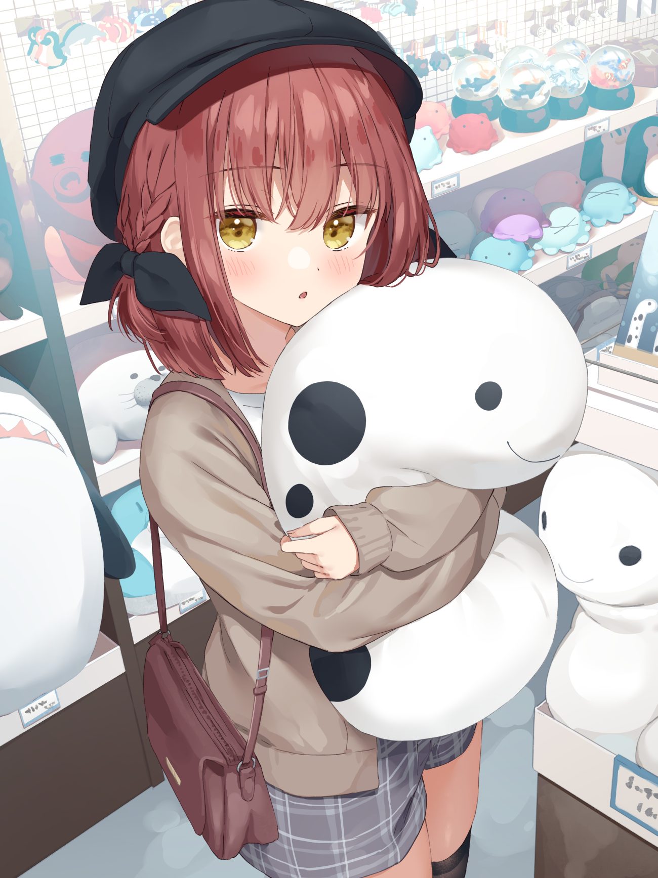 muninshiki kazari (muninshiki) sweater thighhighs