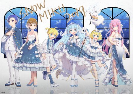 animal group hakusai (tiahszld) hatsune miku kagamine len kagamine rin kaito male megurine luka meiko rabbit reflection vocaloid yuki miku yukine (vocaloid)