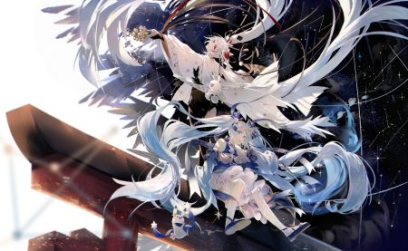hatsune miku nura orimoto vocaloid yuki miku yukine (vocaloid)
