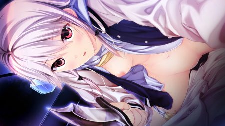 aliasing breasts close game cg guilty knife ore no ue de agaku rokunin no togime panty pull ruka (ore no ue de agaku rokunin no togime) tagme (artist) weapon