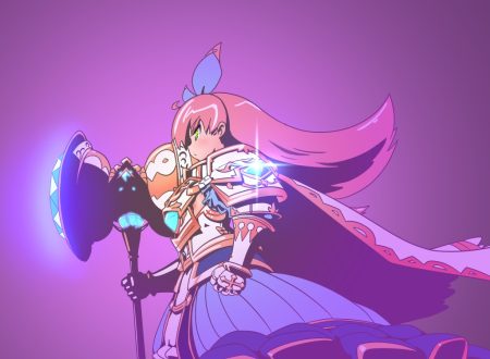 armor cape dress feconf gloves green eyes long hair palffy pink hair purple sennen sensou aigis weapon