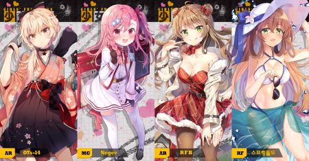 anthropomorphism bikini blonde hair blush bow braids breasts brown hair chocho (homelessfox) choker cleavage dress girls frontline gloves green eyes hat japanese clothes loli long hair navel negev (girls frontline) orange eyes ots-14 (girls frontline) pantyhose pink hair ponytail red eyes rfb (girls frontline) see through springfield (girls frontline) sunglasses swimsuit thighhighs torn clothes water