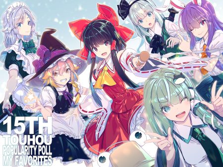 animal animal ears apron aqua eyes black hair blonde hair bow braids brown eyes bunny ears bunnygirl dress gray eyes gray hair green hair group hakurei reimu hat headdress izayoi sakuya japanese clothes kirisame marisa knife kochiya sanae konpaku youmu long hair maid miko moriya suwako myon red eyes reisen udongein inaba ribbons short hair skirt snake sword tie touhou twintails weapon wink witch witch hat yellow eyes zounose