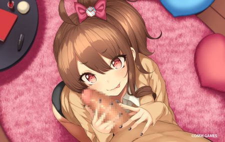 brown hair censored dmm grand harem long hair panties penis pokachu ponytail red eyes school uniform underwear
