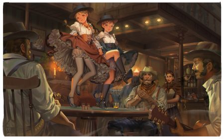 alphonse bloomers boots braids brown hair cigarette drink group guitar hat instrument loli long hair male original pantyhose ponytail scarf signed skirt lift smoking twintails violin