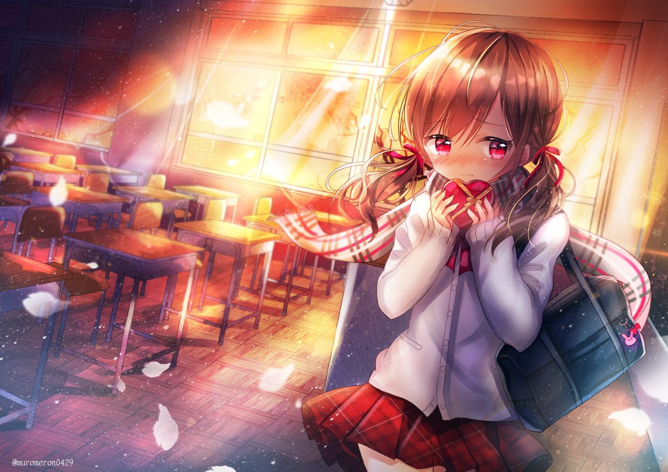 kohaku muro original school uniform valentine watermark