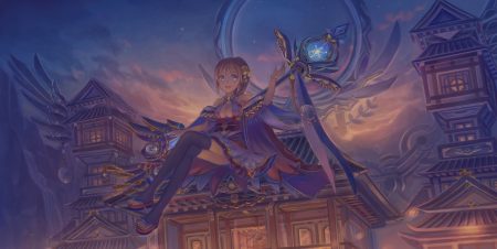 blonde hair blue eyes delphi original pixiv fantasia short hair