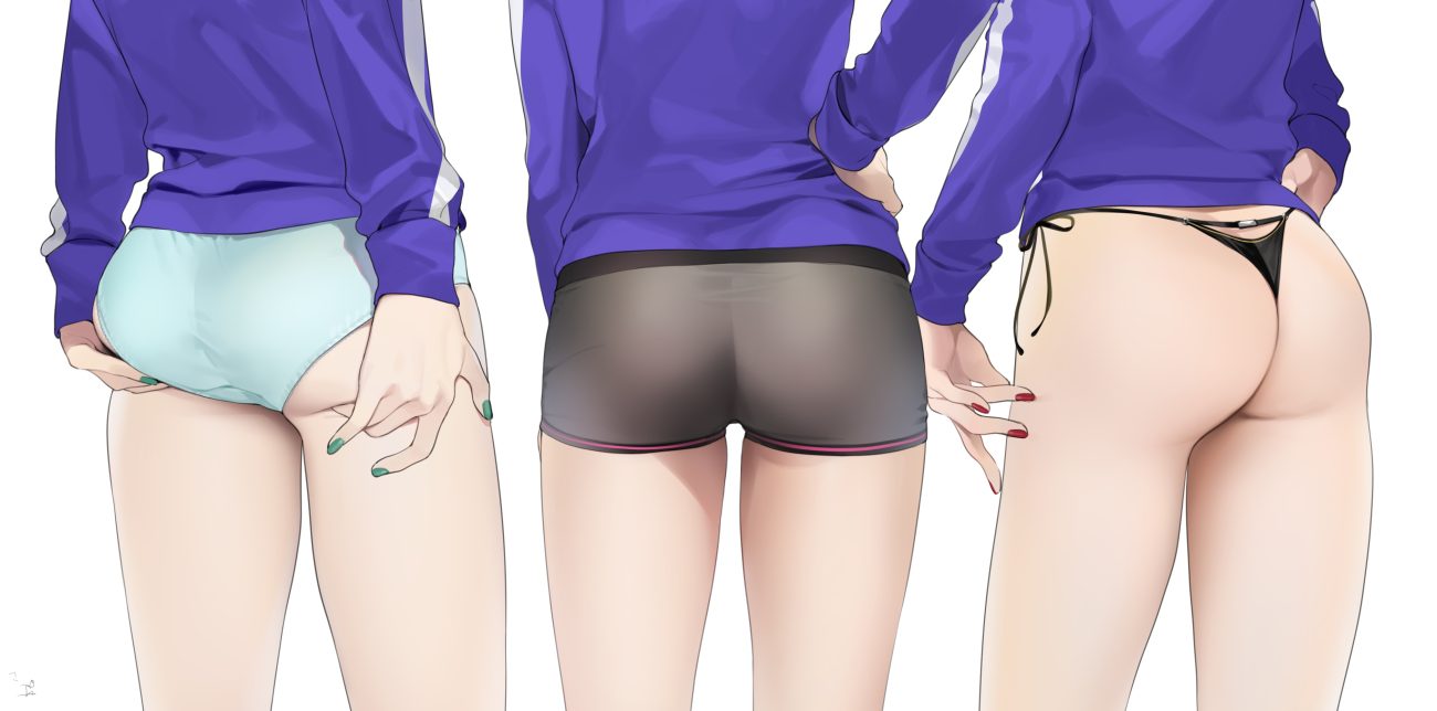 ass ass grab close jay (shining star) ohisashibu panties shining star signed underwear white