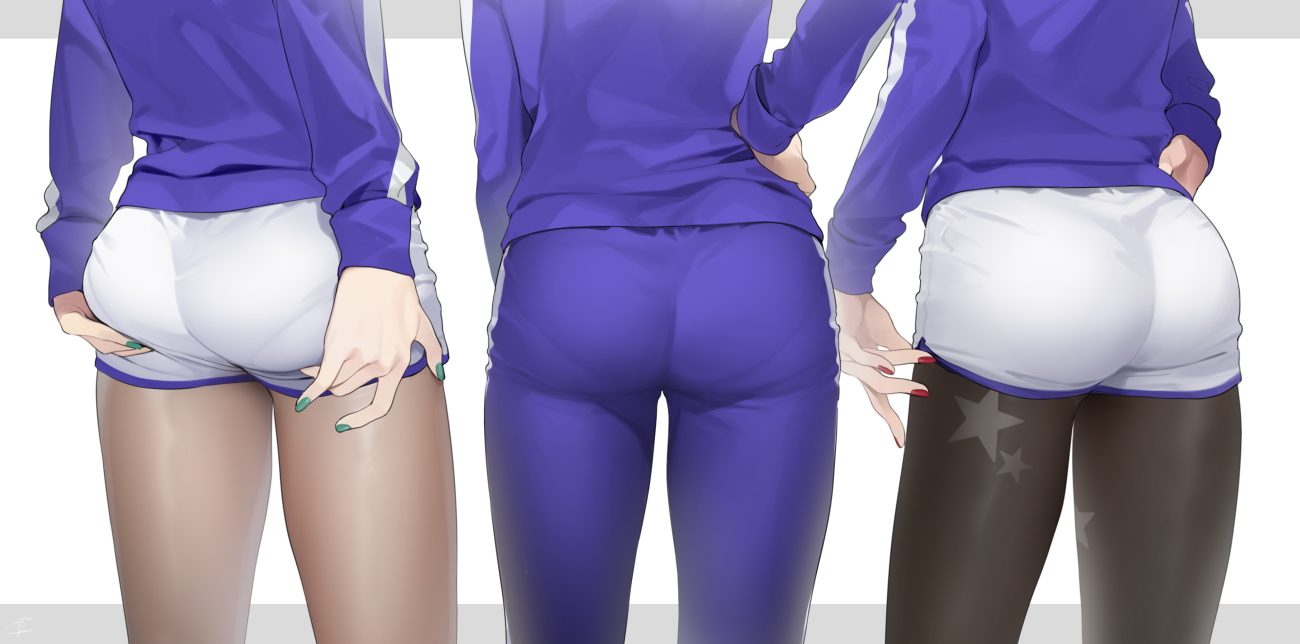 ass ass grab close jay (shining star) ohisashibu pantyhose shining star shorts signed