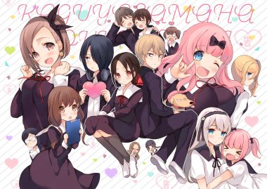 animal dog fujiwara chika fujiwara moeha group hayasaka ai iino miko ishigami yuu kaguya-sama wa kokurasetai ~tensai-tachi no renai zunousen~ kashiwagi nagisa kino karen kose erika koyasu tsubame male osaragi kobachi school uniform senmen kinuko shijo maki shinomiya kaguya shirogane kei shirogane miyuki