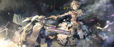 2girls aamond anthropomorphism girls frontline gun jaeger (girls frontline) techgirl thompson/center contender (girls frontline) weapon