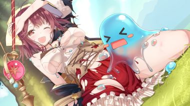 atelier atelier lydie & suelle baakurou breasts brown eyes choker corset cropped erect nipples grass headdress no bra nopan red hair short hair skirt sophie neuenmuller spread legs torn clothes wand wink