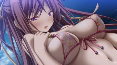 asagiri futaba bikini close game cg koku purple software realive swimsuit