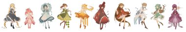 aino minako chibiusa goth-loli hino rei japanese clothes kaiou michiru kino makoto lolita fashion meiou setsuna mizuno ami sailor moon tenou haruka tomoe hotaru tsukino usagi zero (jckz2334)