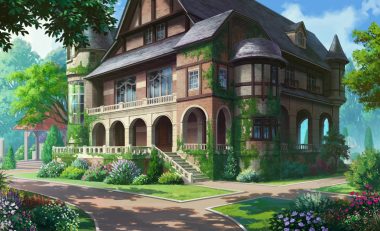 building dao dao flowers no humans original scenic stairs tree