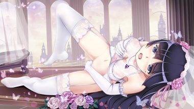 bra breast hold edogawakid elbow gloves fingering flowers garter belt gloves gokou ruri masturbation necklace ore no imouto ga konna ni kawaii wake ga nai rose stockings thighhighs underwear wedding attire