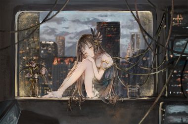 barefoot building catzz long hair original techgirl