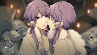 bunny close koyubi lolita fashion long hair purple eyes purple hair twintails vocaloid voiceroid yuzuki yukari