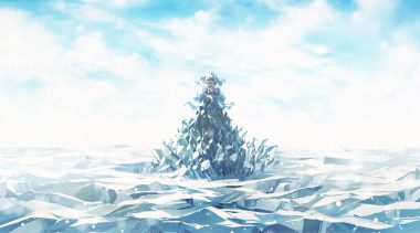 blue c.c.r (ccrgaoooo) clouds hatsune miku scenic sky vocaloid