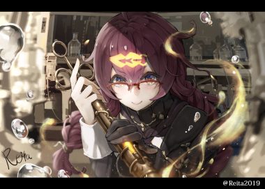 dorothy (sinoalice) glasses hoshizaki reita signed sinoalice watermark