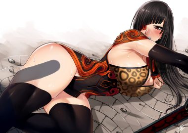 blade & soul eyepatch juwol thighhighs xtermination
