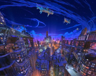3d aircraft animal arsenixc building car cat city clouds night original planet sky stars train watermark